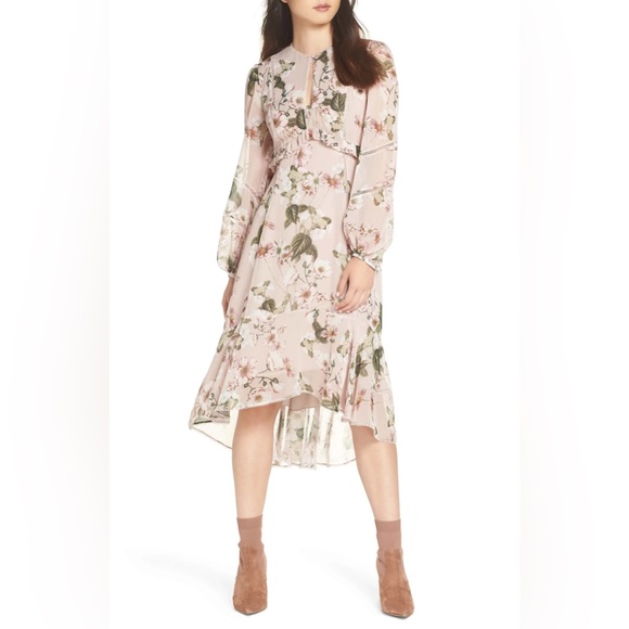 Ever New Floral Print High/Low Hem Dress | 6 NWT - Picture 2 of 16